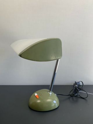 Vintage Retro Mid Century Mobilite Gooseneck Lighted Edge Desk Lamp NO BULB 3