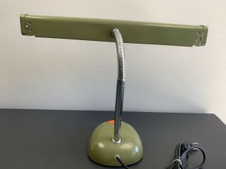 Vintage Retro Mid Century Mobilite Gooseneck Lighted Edge Desk Lamp NO BULB 4