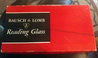 Vintage Bausch & Lomb 5 " Round Reading Magnifying Glass