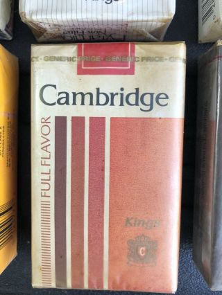Vintage Pack Cambridg Filter Cigarettes - 20 Cigs - - Not For Use
