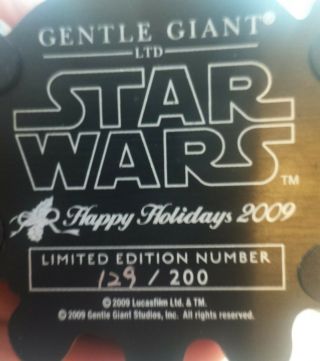 Star Wars 2009 Gentle Giant Yak Face bust 129/200 Holiday Gift VERY RARE 7