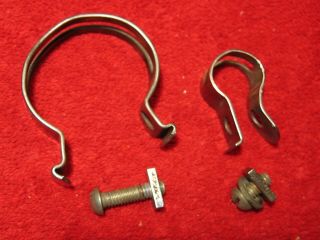 Vintage Bicycle 3 Speed Chainguard Clamps Phillips Robin Hood Triumph Raleigh