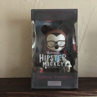 Hipster Mickey Figurine By Vinylmation From Wonderground Gallery,  Never Opened