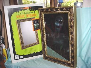 Halloween Animated Talking Ghost Magic Mirror Haunted House Party Decoration 30” 3