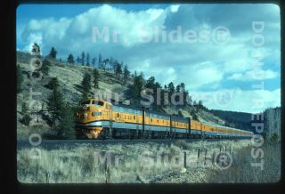 Slide D&rgw Rio Grande F9as 5771 &2 W/ski Train Action Pincliff Co 1978