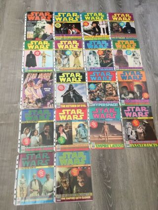 Star Wars Official Monthly Posters All 18 Issues 1977 Originals
