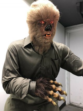 Life Size Wolfman Statue Universal Monster Statue Talbot Classic Horror 8
