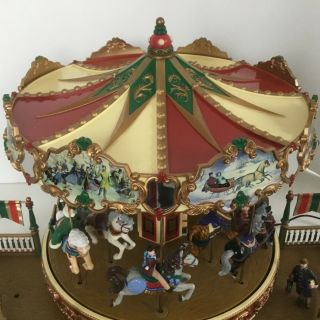 Mr Christmas Holiday Around The Carousel See Video Animated Musical 30 Songs 5