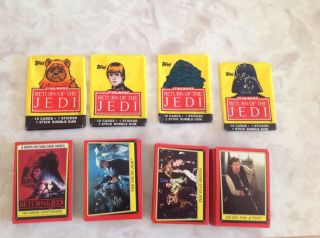 1980 Topps Star Wars Return Of The Jedi 1 132 Card Full Set Nm Vintage