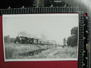 Rppc Photo Denver Rio Grande Western Railroad Locomotive 488 Near Antonito Co