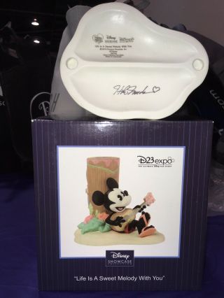Disney D23 Expo 2019 Exclusive Precious Moments Mickey Mouse Signed - Hiko Maeda