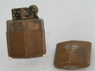 vintage JUMBO 4300 WW1 IMCO STYLE pocket lighter WINDGUARD TRENCH LS 5