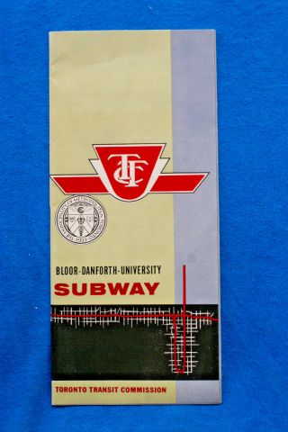 Bloor - Danforth - University Subway Toronto Transit Commission - Circa 1960