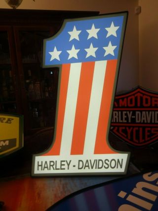 Harley 1 Lighted Sign