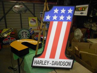 Harley 1 Lighted Sign 2