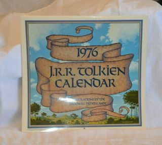The J.  R.  R.  Tolkien Calendar 1976 With Mailer By Ballantine Books