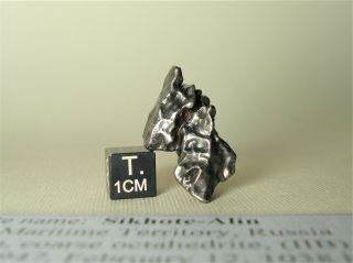 meteorite Sikhote - Alin,  Russia,  complete regmaglypted individual 16,  1 g 3