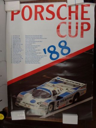 Porsche Cup 1988 40 X 30 Poster 062916dbe2