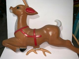 General Foam 35 " Reindeer Lighted Blow Mold,  With Antlers.  No Stand