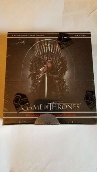 Game Of Thrones Season 1 Trading Cards Factory Box 3074/9500 Inflexions
