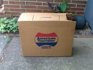 Vintage American Tourister Yellow Hard Shell Suitcase 21 