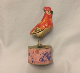 1920s 1930s German Rooster Composition Candy Container Chicken Germany Easter