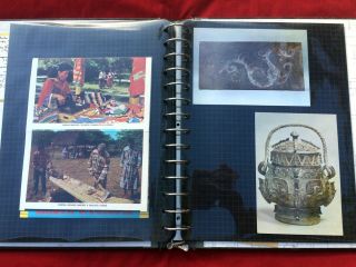 Scrapbook Album Textiles Fabric Art Pictures Postcards Lowie Museum Anthropology 8