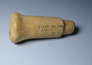 Rare Early American Indian Mississippian Pipe Circa Ad 1200 - 1600 Ad