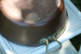 French Vintage Copper Jam Confiture Preserve Pan 1.  7kg/3.  7lbs D38/15inch 8