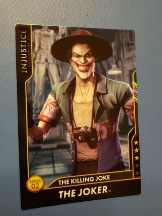 Injustice Dave & Busters Card 95 The Killing Joke The Joker Series 2 Ultra Rare