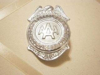 Vintage Aaa School Safety Patrol Patrolman Metal Badge Grammes Allentown Pin