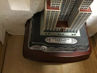 Rare LED Lit Danbury Chrysler Building With Box And 4