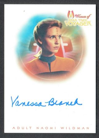 Star Trek The Women Of Star Trek Voyager Autograph Card A3 Vanessa Branch