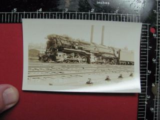 Chesapeake & Ohio Railroad Steam Locomotive 1573 B&w Photo Clifton Forge Va