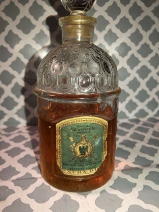 Eau De Cologne Imperiale Guerlain Bee perfume bottle vintage 6oz Of 8oz. 3