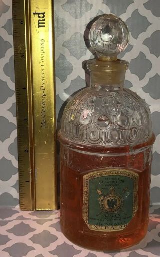 Eau De Cologne Imperiale Guerlain Bee perfume bottle vintage 6oz Of 8oz. 6