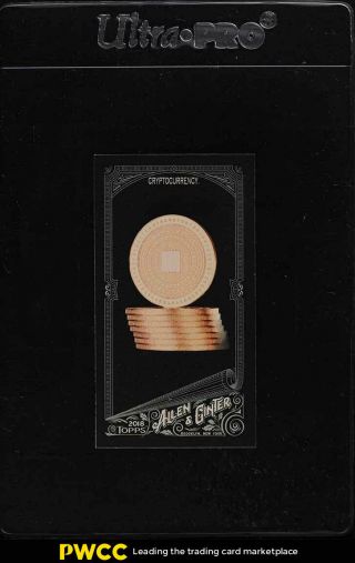 2018 Topps Allen & Ginter X Black Mini Cryptocurrency 83 (pwcc)