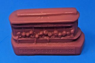 Mold A Rama Trolley Car Floridas Silver Springs In Mauve (m6)