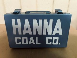 Antique Vintage Msa Hanna Coal Co First Aid Kit Box Mining Collectable