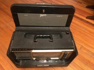 Zenith R600 Trans - Oceanic Multiband Radio Short Wave Magnet Tube Portable 1955 2
