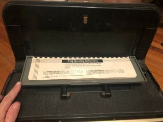 Zenith R600 Trans - Oceanic Multiband Radio Short Wave Magnet Tube Portable 1955 6