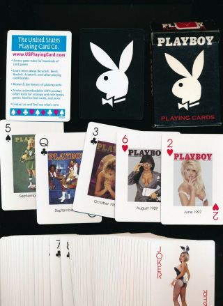 Bicycle Playboy 50th Year Anniversary Playing Cards Deck Once No Nudity