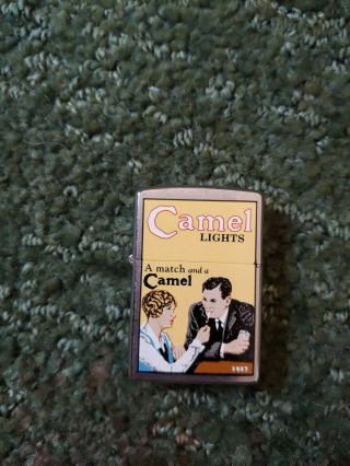 Camel Zippo Lighter Camel Lights A Match And A Camel 1927 Ad