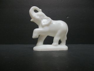 Vintage Mold a Rama White Elephant From Brookfield Zoo Chicago 2