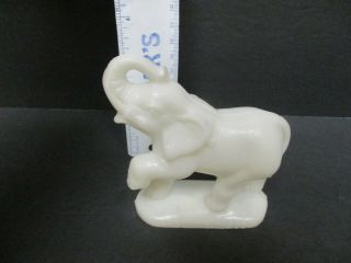 Vintage Mold a Rama White Elephant From Brookfield Zoo Chicago 5