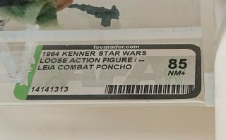 Star Wars ROTJ vintage Princess Leia Organa in Combat Poncho loose AFA 85 2