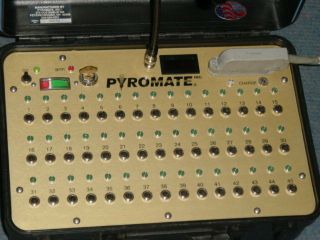 Pyromate 45 Cue Fireworks Firing System,  Cable & (4) Modules - Complete System