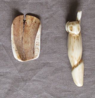 Old Female / Male Phallus Penis Pendants - early 1900 7