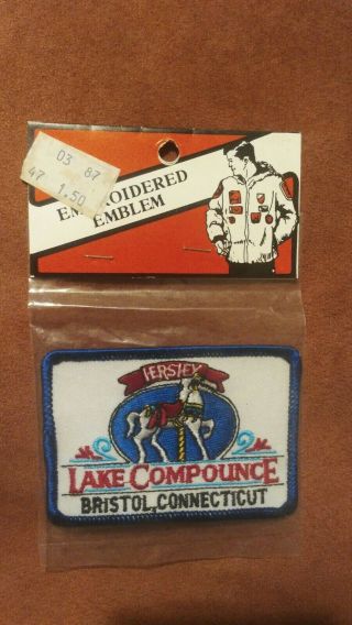 Lake Compounce Hershey Park Bristol Ct Patch Vintage 1980s (nip)