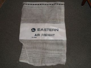 Vintage Eastern Airlines Air Freight Bag - Plastic Mesh